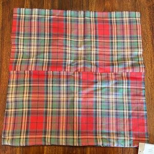 Pottery Barn 20x20 Plaid Pillow Cover